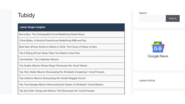 Why Is Tubidy Africa a Top Choice for African Music Fans