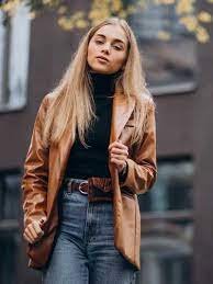 The Timeless Elegance and Modern Evolution of Ladies’ Brown Leather Jackets