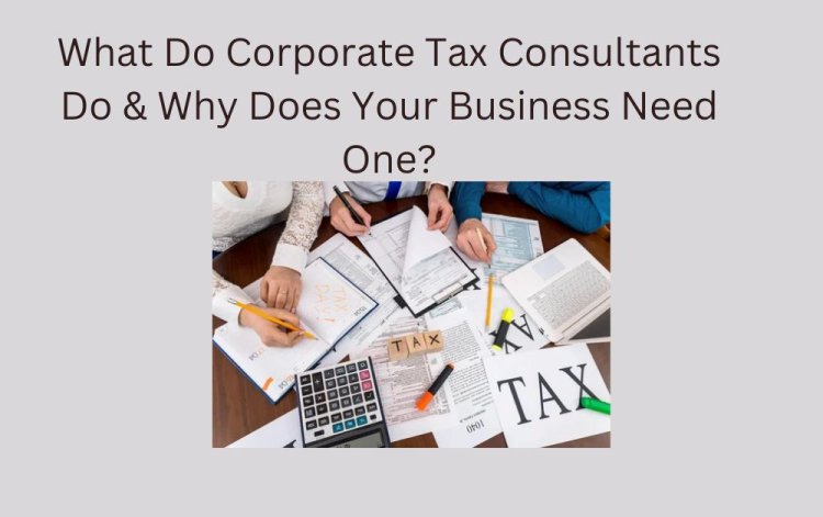 What Do Corporate Tax Consultants Do & Why Does Your Business Need One?