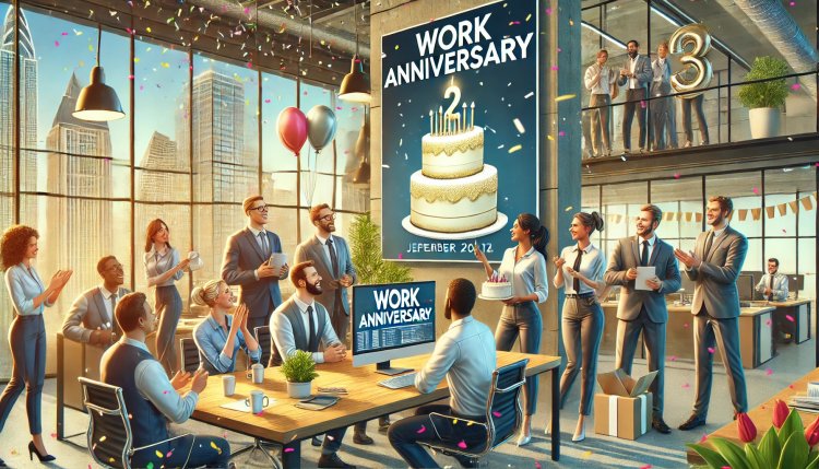 Work Anniversary Card: A Special Gesture to Mark a Memorable Year