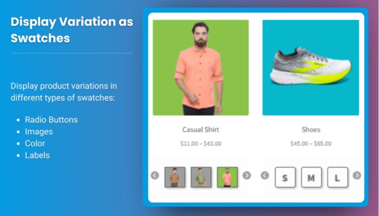 How to Add Product Variations Swatches to WooCommerce Galleries 2025