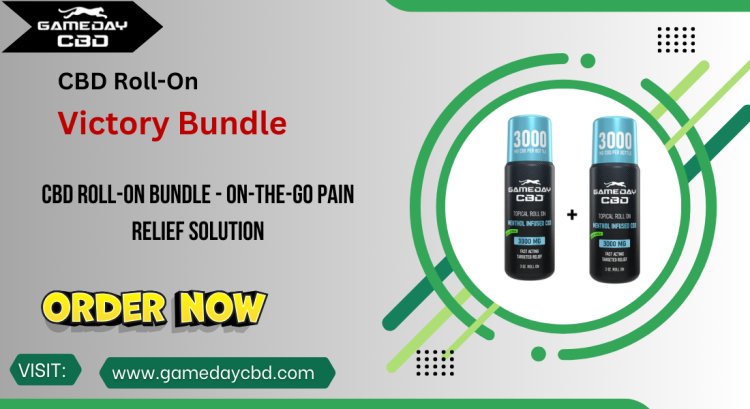 CBD Roll-On Bundle - On-the-Go Pain Relief Solution